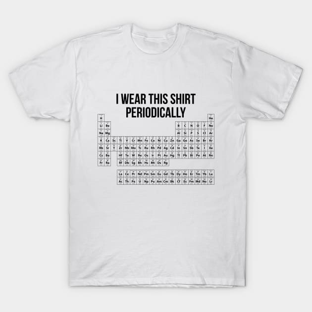 Chemistry Periodic Table Elements T-Shirt - Cool Graphic Tee T-Shirt by RedYolk